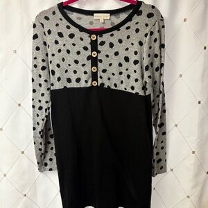 Polka Dot Button Dress